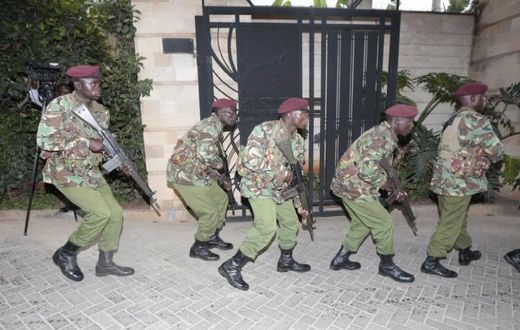 Security agencies responding to the Dusit D2 terrorist attack