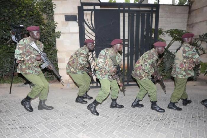 Security agencies responding to the Dusit D2 terrorist attack