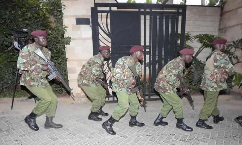 Security agencies responding to the Dusit D2 terrorist attack