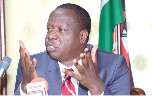Interior Cabinet Secretary Fred Matiang'i