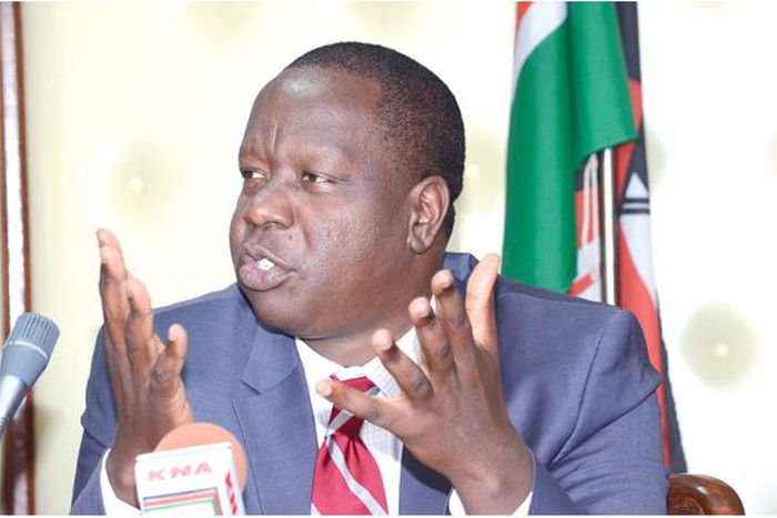 Interior Cabinet Secretary Fred Matiang'i