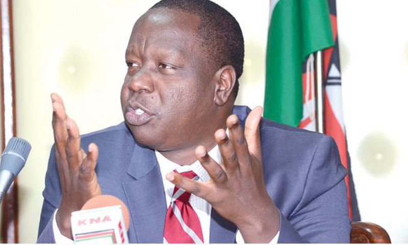 Interior Cabinet Secretary Fred Matiang'i
