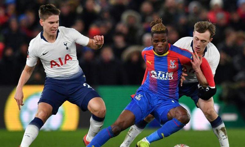 Banned: Wilfried Zaha will miss Crystal Palace's FA Cup tie against Doncaster