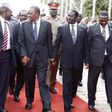 President Uhuru Kenyatta, deputy William Ruto and ODM leader Raila Odinga