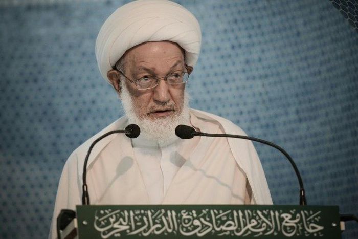 Mustapha Hamdan, an 18-year-old Bahraini, was shot to death near the home of Sheikh Isa Qassim (pictured here), during a police raid on the cleric's home outside of Manama