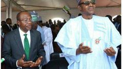 CBN Governor Godwin Emefiele and President Muhammadu Buhari