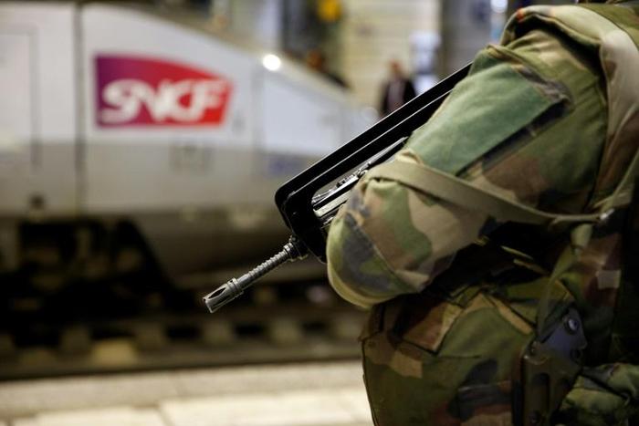 French soldiers have been deployed in public since 2015 after jihadist attacks but their use to provide backup security during protests is controversial