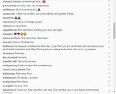 Condolences from fans