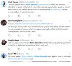 Comments shared after Peter Kenneth and Martha Karua appeared in a presser (Twitter)