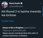 Betty Kyallo's response (Twitter)