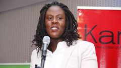 Winnie Odinga, daughter to ODM leader Raila Odinga, during a past function
