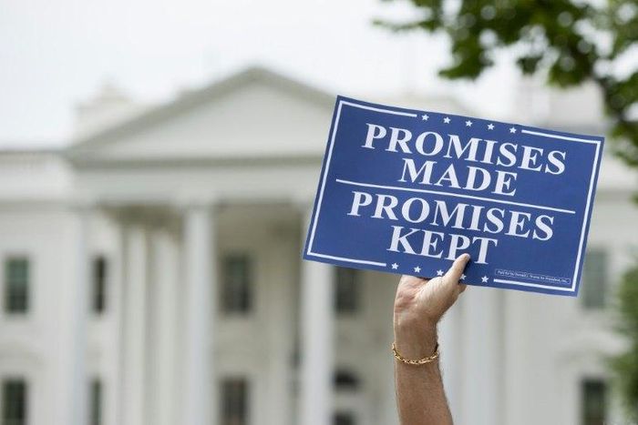 President Donald Trump's supporters see his withdrawl from the Paris climate accord as a promise kept, but his broader domestic agenda remains stuck in a divided Congress