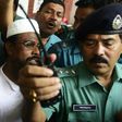 Bangladesh hanged three Islamist extremists including Harkat-ul Jihad al Islami (HUJI) leader Mufti Abdul Hannan (C) on Wednesday, after they were sentenced to death over a 2004 grenade attack on the British ambassador.