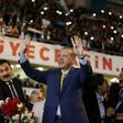 Thousands of supporters from all corners of Turkey crammed into the Ankara sports arena gave President Recep Tayyip Erdogan a rock star-like reception as he attended his first major party event since 2014