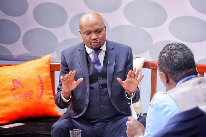 MP Moses Kuria during a past appearance on JKL