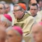 Vatican finance chief, Australian Cardinal George Pell (C) attends a mass for the ordination of new bishops, at St Peter's basilica, on March 19, 2016