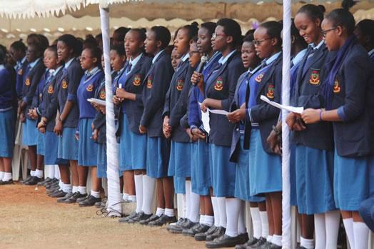 Moi Girls Students at a past function