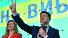 Polls indicate comic actor Volodymyr Zelensky will win Sunday's second-round vote