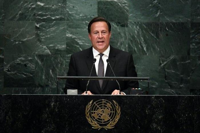 Panama?s President Juan Carlos Varela Rodiguez, seen in September 2016, has asked the head of his country's supreme court to "evaluate" Dutch journalist Okke Ornstein's case, while stressing that the tribunal was independent