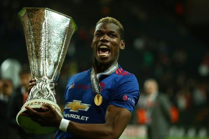 Paul Pogba scored one of the goals that propelled Manchester United to a 2-0 victory over Ajax in the Europa League final