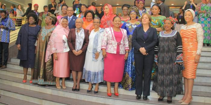 First Lady Margaret Kenyatta with other African first ladies in Addis Ababa, Ethiopia
