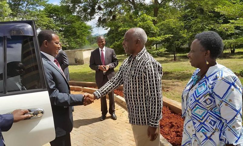 Governor Kivutha Kibwana and DG Adelina Mwau