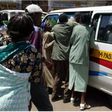 Passengers boarding matatu. Drama ensued as angry passengers attacked and chased a rogue driver and tout for driving recklessly