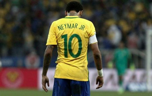Brazil forward Neymar in action in a World Cup qualifier against Paraguay in Sao Paulo on March 28, 2017