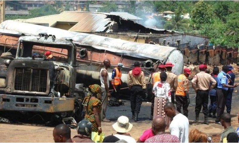 Diesel tanker causes fire outbreak in Ibadan, killing one