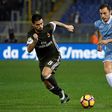 Lazio's defender from Romania Stefan Radu (R) vies for the ball with AC Milan's forward from Spain Fernandez Suso during the Italian Serie A football match Lazio vs Milan on February 13, 2017, at Rome's Olympic stadium