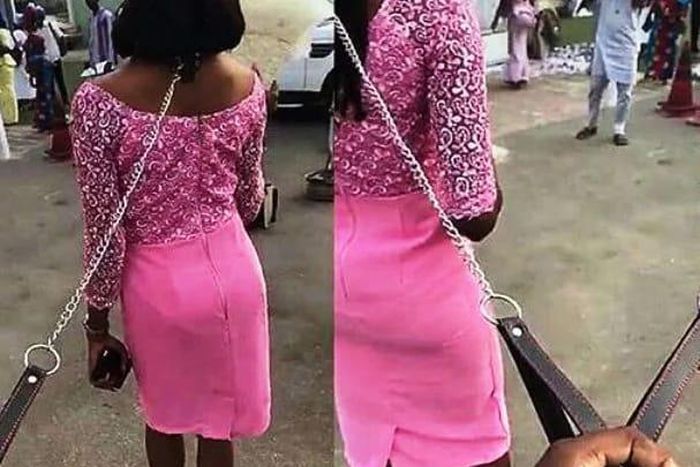 The two ladies on a leash