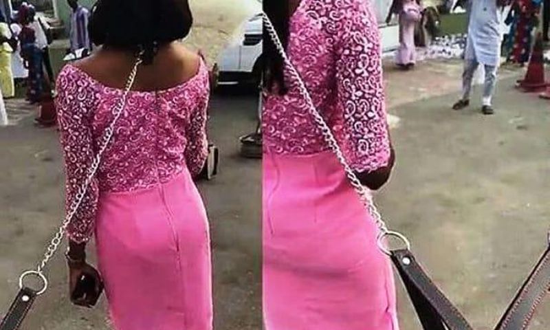 The two ladies on a leash