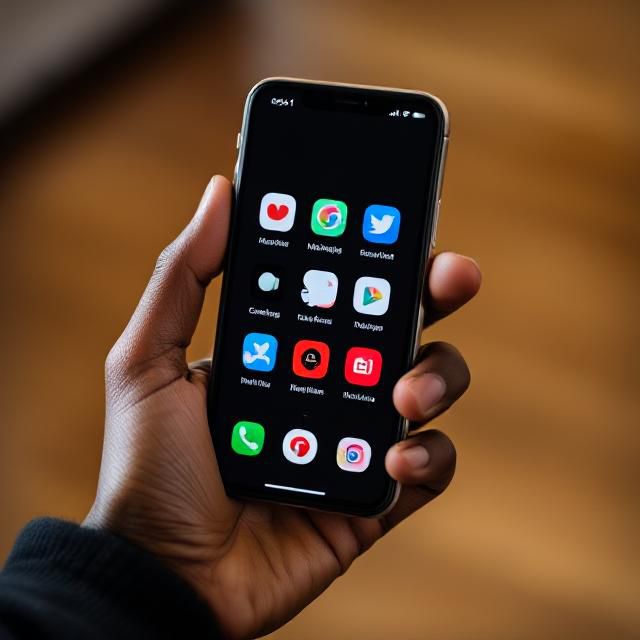 An illustrative image of a man holding a smartphone