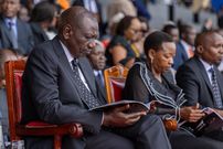 President William Ruto during the State Funeral held in honour of former Prime Minister Raila Odinga