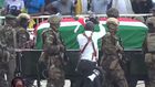 Raila's body arrives at Nyayo Stadium for the State funeral