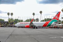 KQ 203 (RAO001) which brought home the body of former Prime Minister of Kenya, the late Raila Amolo Odinga