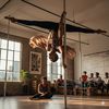 An AI-generated image of a pole dancer