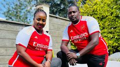 Milly Chebby with her husband Terence Creative
