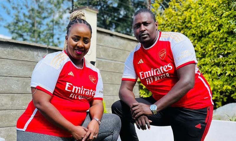 Milly Chebby with her husband Terence Creative