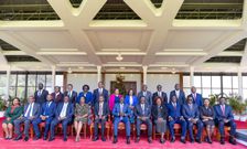 President William Ruto with Cabinet Secretaries at State House, Nairobi on December 17, 2024