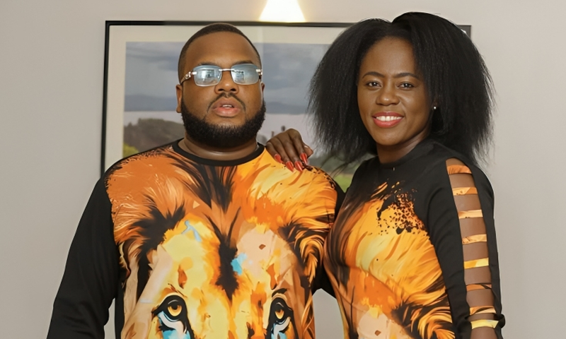 Akothee with her partner Nelly Oaks