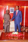 Raila Odinga with President Daniel Francisco Chapo of Mozambique