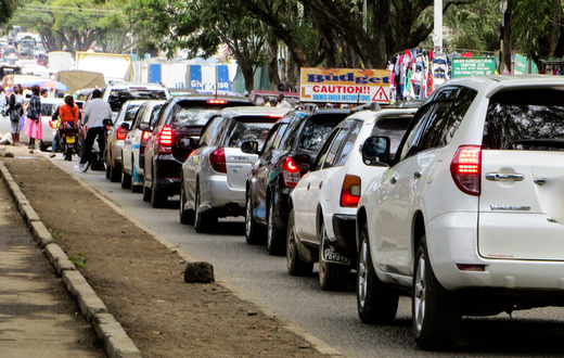 Stopping for a view can cause traffic hold-up