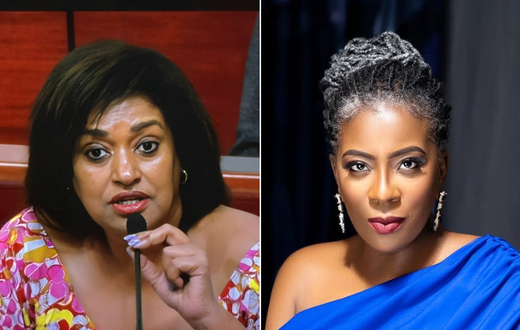 A collage of Esther Passaris and Ciru Muriuki