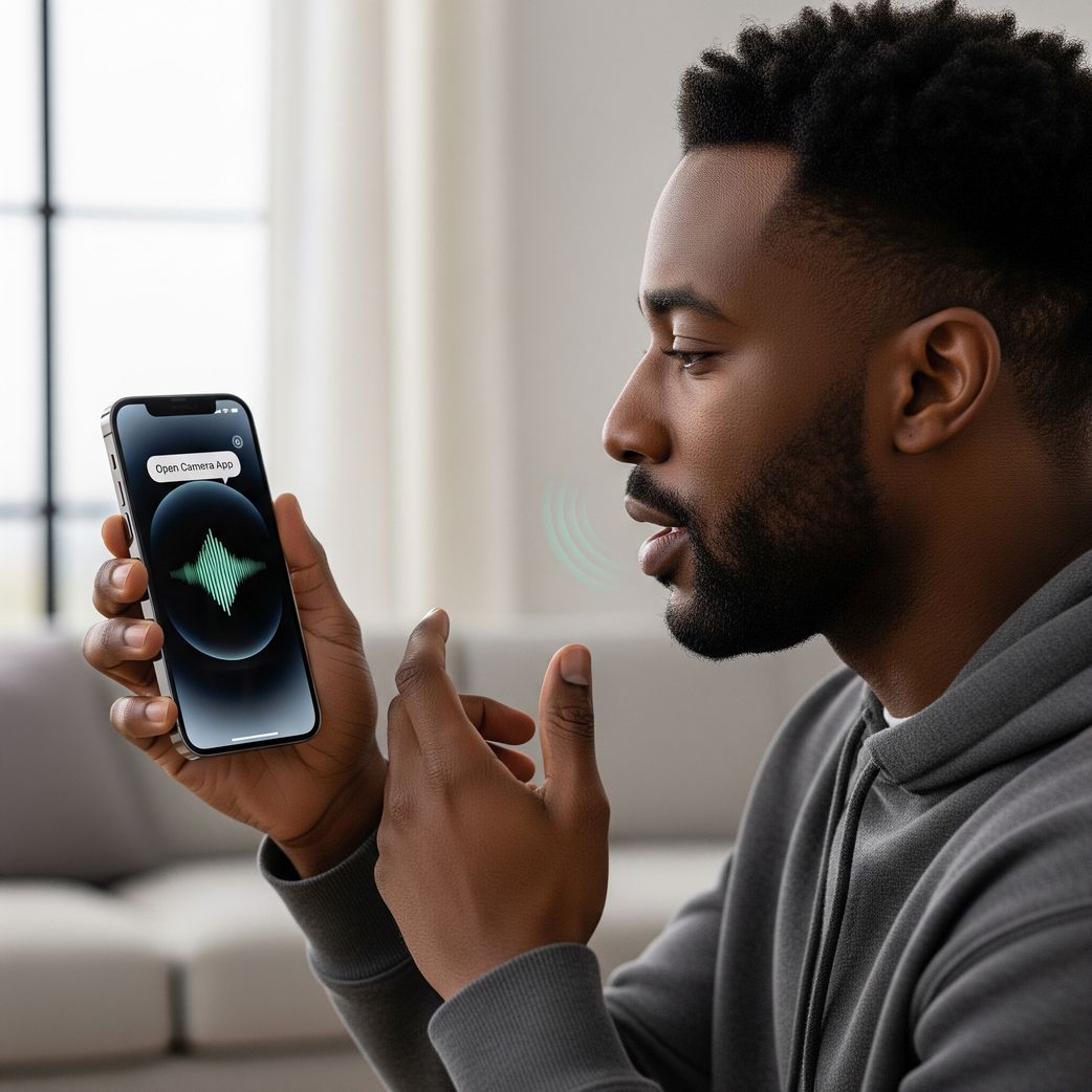 Use Siri to launch camera