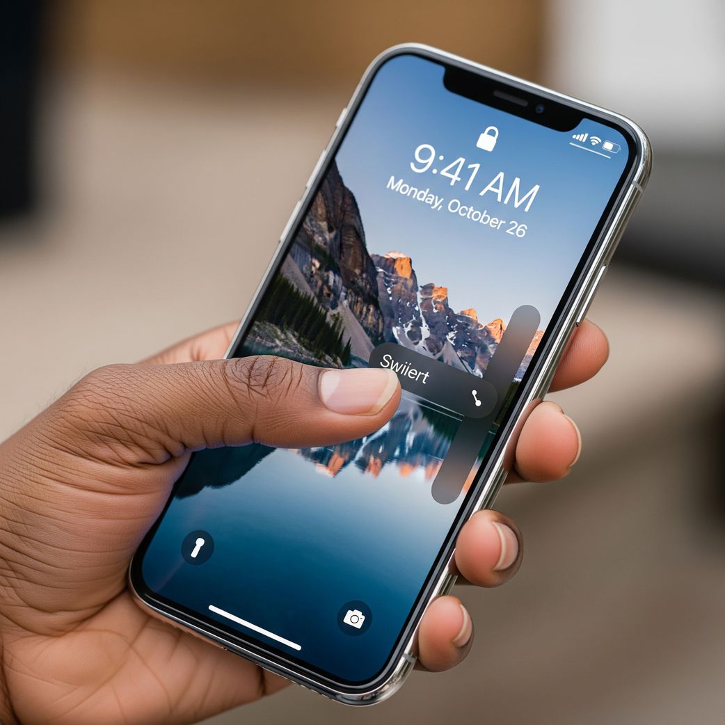 Swipe left on the lock screen to open camera