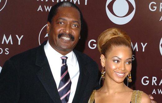Matthew Knowles with his daughter Beyonce Knowles- Carter
