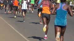 Female athletes during a past competition. Kenyan man Hillary Kiprotich who won 3 athletics medals competing as a woman Shieys Chepkosgei finally comes clean