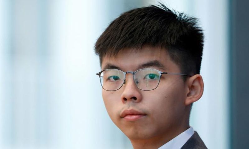Wong called on the free world to take concrete action to stand with Hong Kong protesters