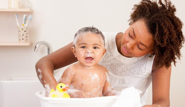 Washing baby(Tesco)